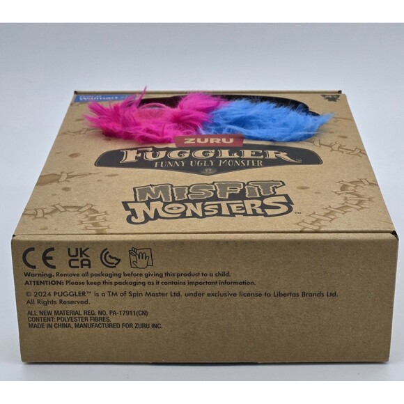 ZURU Fuggler Misfit Monsters Mr Screech Plush Funny Ugly Monster Toy New - Picture 5 of 7